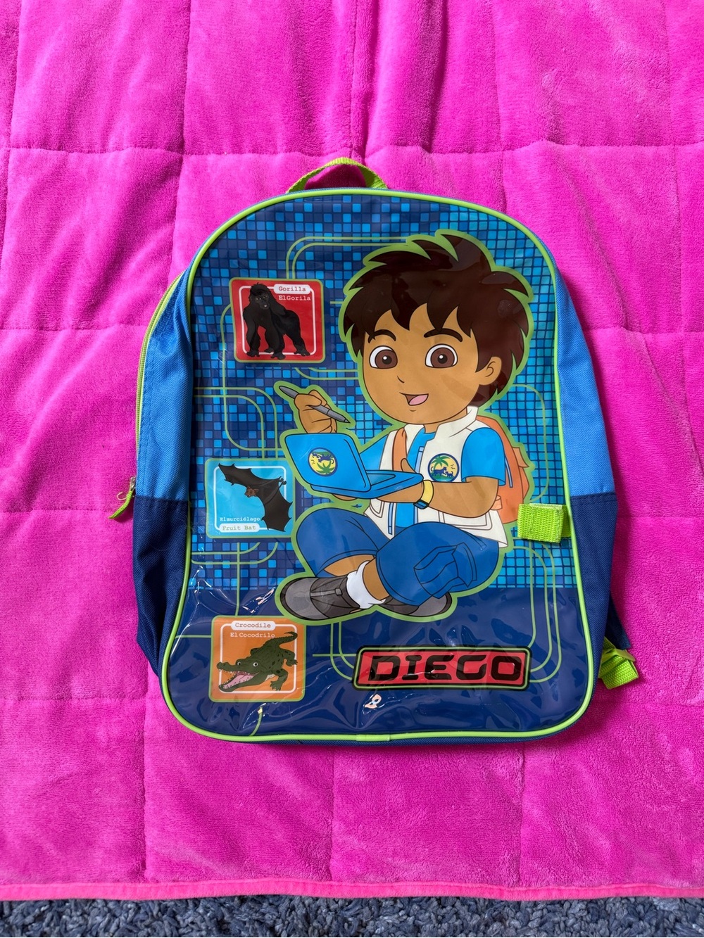 Nickelodeon Go Diego go Kids Backpack - Blue & Green